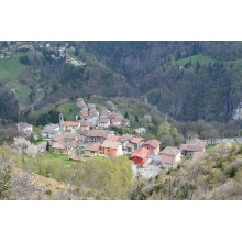 Vista di Frerola dal monte Predai